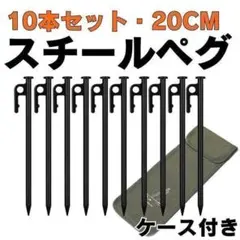LOGOS Xステン タフネスベースペグ 20cm 10本セット ステンレス製