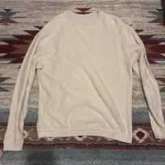 90s〜00s ノーブランド　クリーム色　サーマル