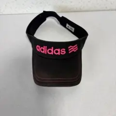 adidas サンバイザー ブラック ピンクのサムネイル