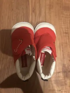 ミキハウス 赤 スリッポン ファーストシューズ【13cm】