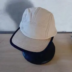 998 ベージュ ネイビー キャップ サイズ調整可能