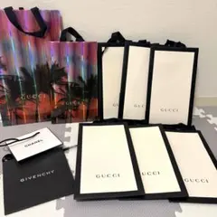 ハイブランド 紙袋 ショッパー GUCCI CHANEL GIVENCHYのサムネイル