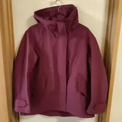 ユニクロ　ジャケット　L　コットンブレンドパーカー　フード付　マウンテンパーカー