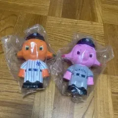 サトちゃんサトコちゃん　ニューヨーク・ヤンキース マスコット 2体セット