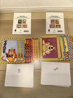 猫犬サンキューカードセット メッセージカード