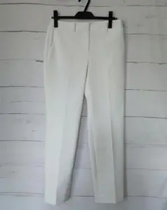 セオリーリュクス　テーパードパンツ　白　40