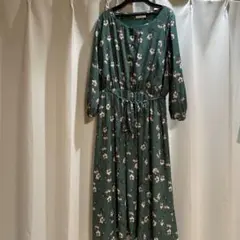 レディース七分丈ワンピース