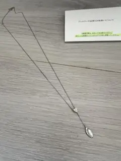 Vendome Aoyama プラチナシズク型ダイヤ入りネックレス - メルカリ