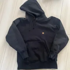 Champion 黒 フード付きパーカー　Mサイズ