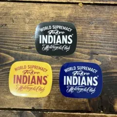 Tokyo Indians 東京インディアンズ バンダナ3点セット 東京インディアンズオンライン初期バンダナ新品おまけステッカー付き