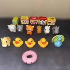 ミニチュア フィギュア 묶음 판매 17点 お風呂遊び