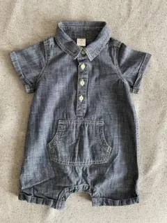 baby GAP デニム調ロンパース 12-18ヶ月