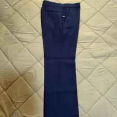 ネイビー　 スラックス ジッパー付き