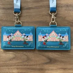 JAL東京ディズニーランド　ネックストラップ付きパスケース2点