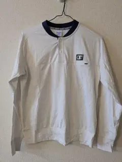 Champion ホワイト 長袖カットソー L