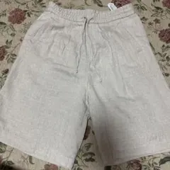 ZARA リネンショートパンツ