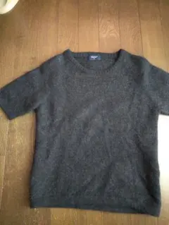 美品‼️UNIQLO 半袖アンゴラセーター M ✨