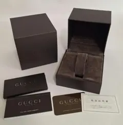 【空箱】GUCCI グッチ 時計用BOXのみ 説明書・保証書カードあり B100