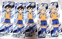 【5枚セット】イナズマイレブンGO 青山俊介 一乃七助 ロングステッカー