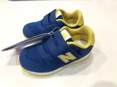 ニューバランス キッズスニーカー IZ373PK2ブルー/イエロー 14.0cm