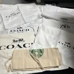 【即日発送】COACH ショッパー 複数枚　スタバギフトバッグセット