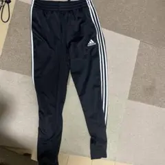 adidas トラックパンツ L 黒 サイドストライプ