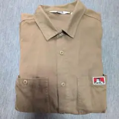 BEN DAVIS ワークシャツ Lサイズ ブラウン