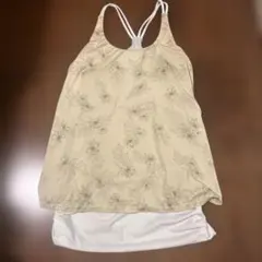 LAVA ラバ SUKALA 花柄ヨガタンクトップ　Ｌサイズ