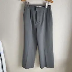 BEAMS グレー ワイドパンツ