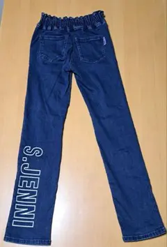 【美品】S.JENNI ロゴプリント ダークブルー ボトムス　150