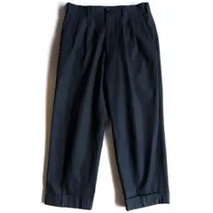 《美品》 コムデギャルソン オムドゥ スラックス パンツ ネイビー 綿 XS