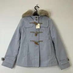 earth music&ecology ダッフルコート サックス M ショート丈