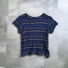 イッセイミヤケ　Haat ハート　ギャザーシワ加工　カットソー　Tシャツ