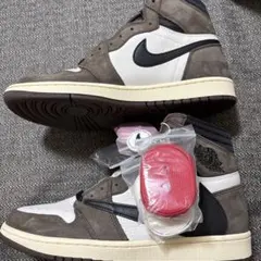 h*r様 Travis Scott Air Jordan 1Sail/Dark
