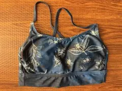 NATURAL BEAUTY 水着 4点セット ネイビー花柄 M