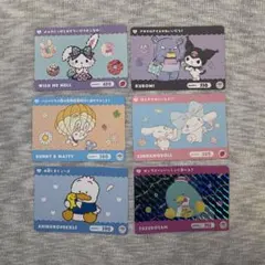 サンリオ キャラクターズ カードダス等9枚