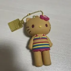 ハローキティ展 シークレットマスコットチャーム B 水着 日焼け　キティ