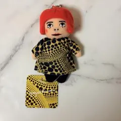 草間彌生 YAYOI KUSAMA ぬいぐるみ キーホルダー