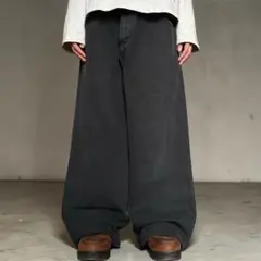 SOLO SEMORE　90s　USA製　バギーデニム　ワイドパンツ　極太　レア Vintage NWT 90s Solo Semore Jr Baggy Denim Jeans 7/8 Made In USA