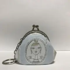 がま口　財布　小物入れ　ガール　ハンドメイド