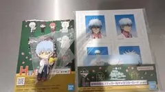 銀魂一番くじ　H賞　ラバーチャーム　I賞　ステッカー＆カード　坂田銀時