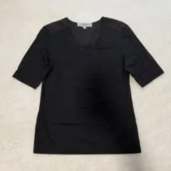 UNTITLED アンタイトル　Tシャツ　五分袖　Vネック 黒　美品
