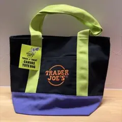 新品タグ付Trader Joe's ミニトートバッグ　ハロウィンカラー