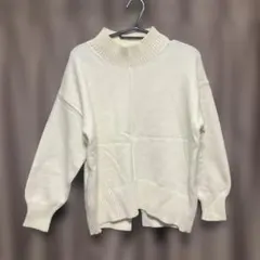 SHOO la RUE アイボリー ハイネックニット　シューラルー