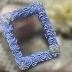 硬貨トレカケース　ホイップデコ　紫　パープル　シンプル