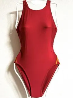 p*k様 希少 arena 競泳水着 M 超光沢 ハイカット 極薄 ワインレッド