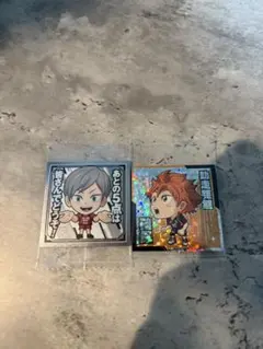 ハイキュー　ウエハース　シール　日向翔陽　灰羽リエーフ