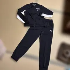 PUMA ジャージ 上下セット ブラック/ホワイト