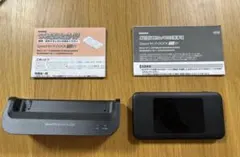 Speed Wi-Fi DOCK 01 黒色 本体と説明書付き