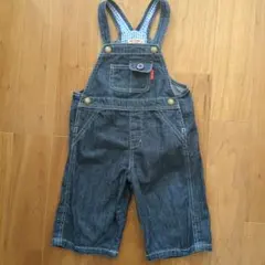 ミキハウス デニムオーバーオール Lサイズ